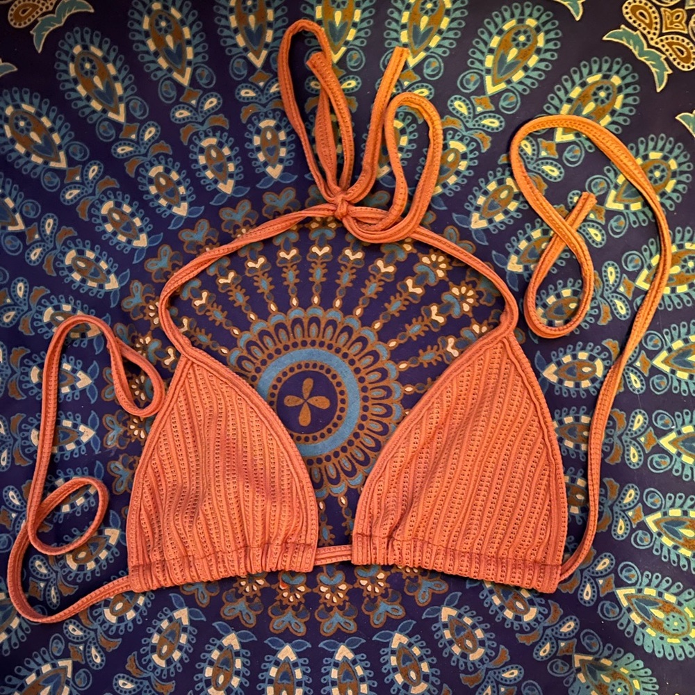 Orange bra
